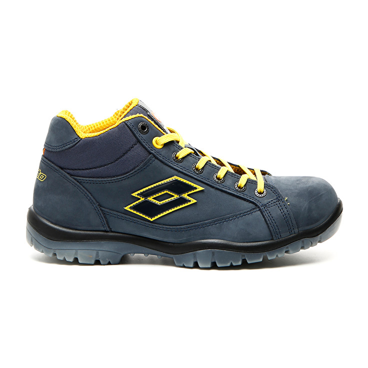 Lotto Men's Jump Mid 900 S3 Src Safety Shoes Navy Blue Canada ( IDKG-51674 )